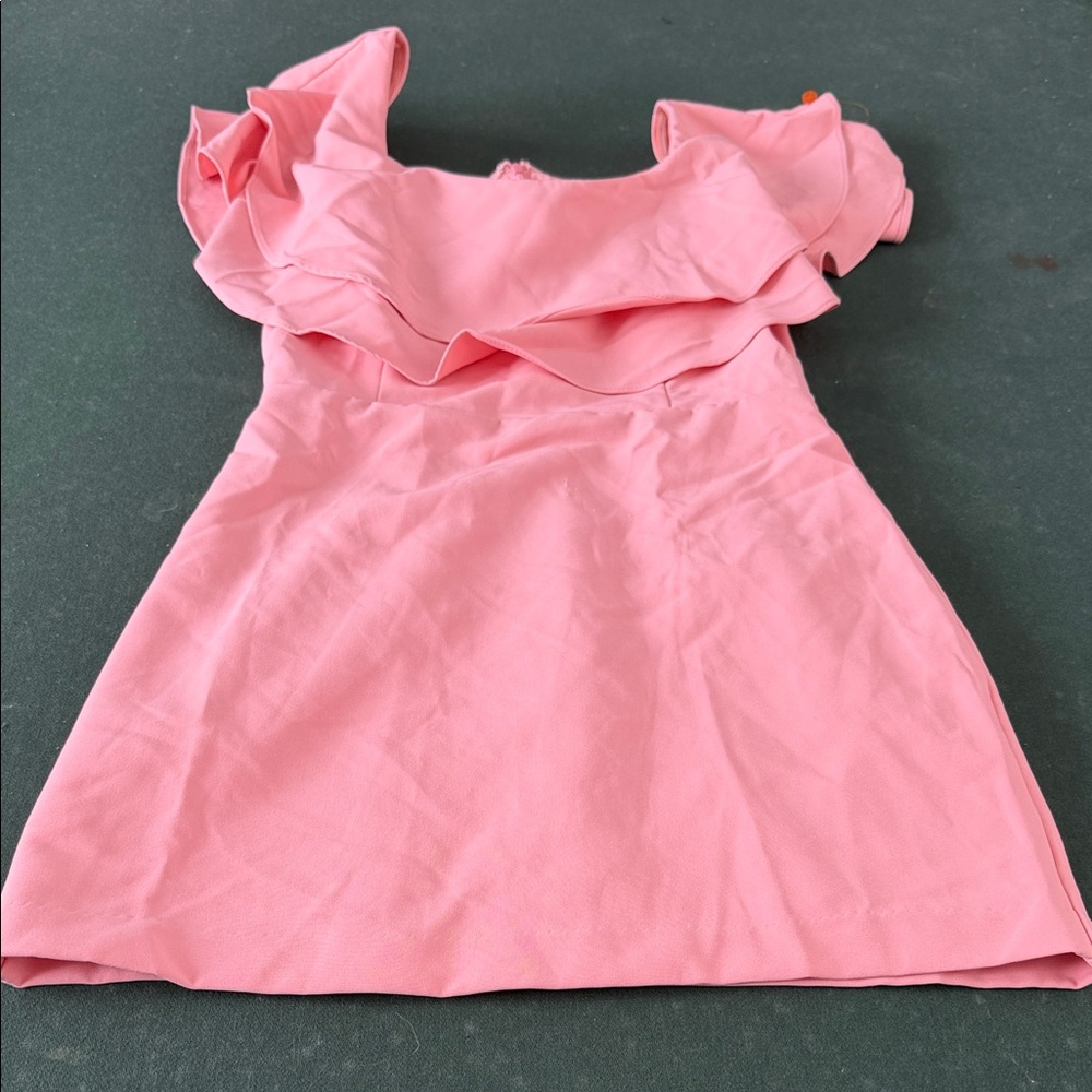 Endless Rose Pink Ruffle Mini Dress. CAJA #1. C